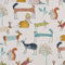 Prestigious Textiles Panama Dekostoff Baumwolle Oh My Deer Waldtiere wollweiß bunt 138cm