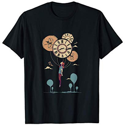 Zeitmaschine Mädchen Zeitreise Zeitreisende Zukunft Geschenk T-Shirt
