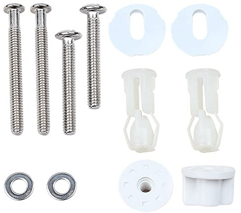 LdawyDE WC sitz befestigung, Toilettendeckel befestigung, Toilettensitz schrauben, Universelles Befestigungsset für Toilettendeckel, Ersatz-Zubehör für Toilettensitze, für Toilette, WC-Deckel
