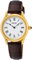 Seiko Damen Analog Quarz Uhr mit Leder Armband SWR072P1