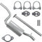 Mitteltopf Auspuff für Focus C-Max 1 I MK1 Focus 2 II MK2 Mazda 3 1 I BK Volvo C30 1 I V50 1 I S40 2 II M