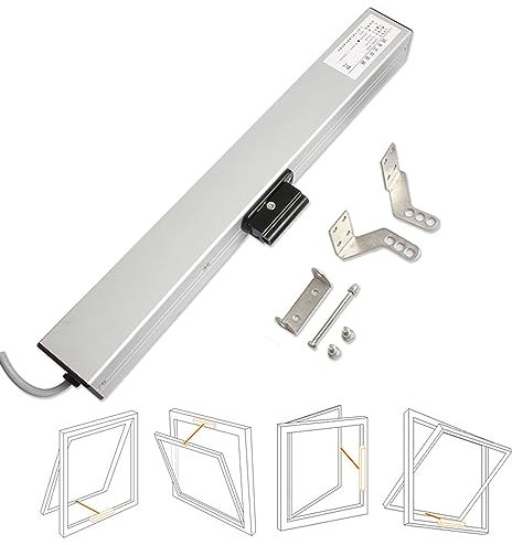 Apri Finestra Automatico, Apri Finestra Elettrico a Catena Corsa 300mm -1000mm 24V Attuatore Elettrico a Catena con Interruttore e Telecomando per Finestre Vasistas e a Sporgere (Colore : Only Motor