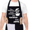 FRIUSATE Delantales de Cocina para Hombres Delantal impermeable con 2 Bolsillos Ajustable Delantales Antiincrustante Negro Delantal Padre Regalos Delantal Cocinero para Papá, Esposo, Novio, Abuelo