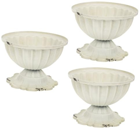 Cabilock 3St Blumentopf Wohnkultur Vase Blumenständer für den Außenbereich Esstisch Ornament Pflanzendekor Raumtrockenblumenbehälter Behälter für Blumenarrangements Anlage schmücken Kelch