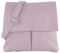 modamoda de T63LEDER Damen Leder Umhängetasche Schultertasche handmade in Italy, Farbe:Flieder