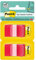 Post-it Flaggen, 50 Stück, Spender, 2 Spender/Packung, 2,5 cm breit, rot (680-RD2)