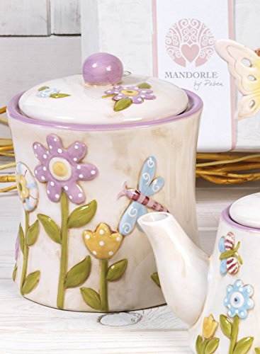 Barattolo portavivande biscottiera collezione SpringTime di Mandorle cm.16 x 12,5 PB11770