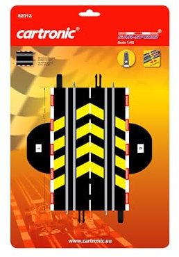 Cartronic Car-Speed 1x Mechanischer Rundenzähler + 1x Standard Gerade, Maßstab 1:43 - Zubehör für Cartronic Car-Speed Autorennbahn - für Kinder ab 6 Jahren