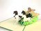 3D-Pop-Up-Grußkarten mit Wildpferden für Jahrestag, Baby-Geburtstag, Ostern, Halloween, Muttertag, Vatertag, neues Zuhause, Neujahr, Erntedankfest, Valentinstag, Hochzeit, Weihnachten