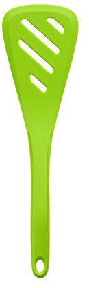 Kochblume Design-Schlitzwender S | Premium-Silikon | Hitzebeständig | Spülmaschinenfest | 24cm | Farbe: limette