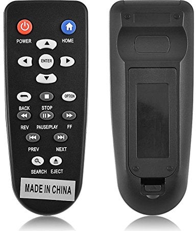 Ersatz-Fernbedienung für WDTV Media Player, Universal-Fernbedienung Ersatz für WDTV Media Player WDTV001RNN