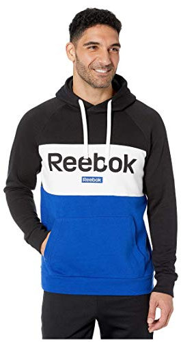 Reebok Herren Training Essentails Big Logo Hoodie, Herren, Kapuzenpullover, Training Essentails Big Logo Hoodie, schwarz, Large