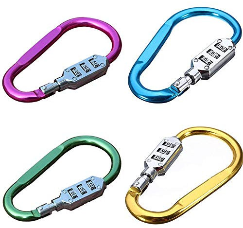 geo-versand Karabiner mit Zahlenschloss Nummernschloss verschlossen Geocaching Multi Dose