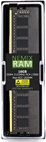NEMIX RAM Ricambio da 16 GB per Samsung M378A2K43BB1-CPB DDR4-2133 Non-ECC UDIMM 2Rx8