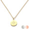 Kim Johanson Edelstahl Damen Halskette *Kompass* in Silber, Gold & Roségold mit einem Anhänger Travel Boho Schmuck Multilayer Kette verstellbar inkl. Schmuckbeutel (Gold)