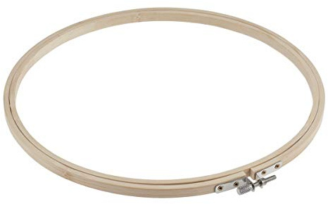 Bambus-Stickrahmen – Kreuzstich Nähen Blume Ring – Größenwahl 10,2 cm – 35,6 cm, 10 (25cm)