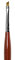 ROUBLOFF Pinceau professionnel pour nail art Kolinsky DK63R Taille 3