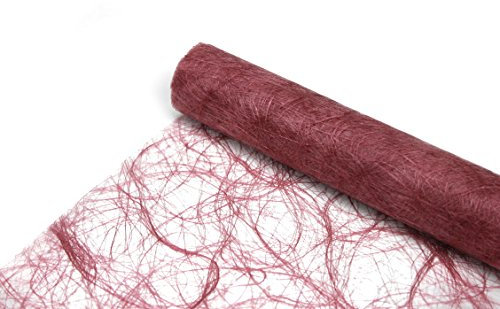 JULANO Sizoweb Original Tischläufer Tischband zur Dekoration (10cm,15m, Altrosa)