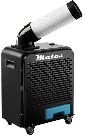 MATOR Aire acondicionado portátil Spot Cooler BGK-2000 2000W, 1710 Frig/h, 230 m³/h, 2 velocidades, silencioso 52 dB, ruedas 360° portátil.