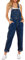 Roskiky Salopette Donna Jeans Intera Casual Stretch Denim Con Tasche, Blu, M