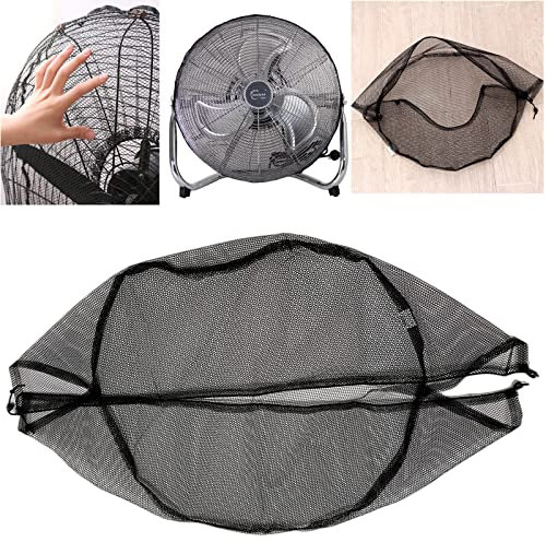 20 inch Floor Fan Cover,20 Dustproof Fan Mesh Cover,Children Finger Safety Protection Fan Net Covers for 20 in Commercial Pedestal Fan for for Indoor Bedroom,Garage,Basement,Work Shop Use,1pk,Black