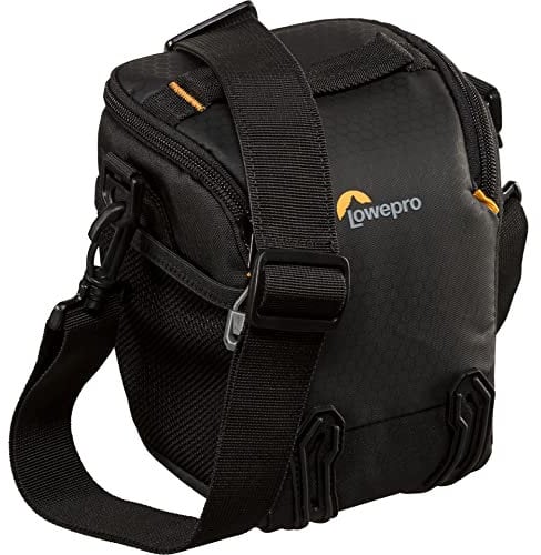 Lowepro Adventura TLZ 30 III, Camera Shoulder Bag With Adjustable/Removable Shoulder Strap, Bag For Mirrorless Camera, Compatible With Sony Alpha 7 Series And Canon Rp, Black