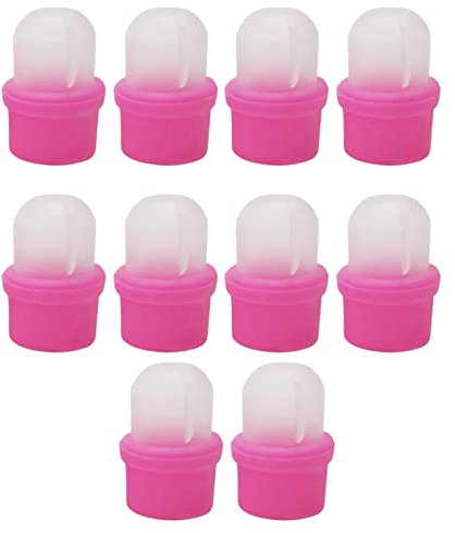 perfk 10x Nagellackentferner Clips Soak Off Caps Reiniger für