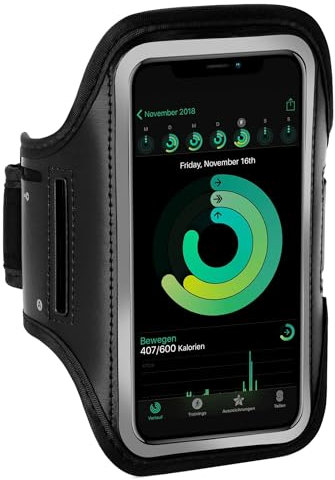 ONEFLOW Custodia per allenamento per Samsung Galaxy A32 5G, cinturino sportivo per jogging con finestra touch, cinturino per cellulare per sport ed esterni, supporto per cellulare per braccio, borsa