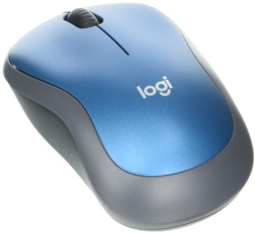 Logitech Souris sans fil M185 Bleu