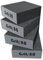 Creavvee 4 Pack Abrasive Sponge, Wet and Dry Dual-use, Sanding Block, Washable and Reusable, Ideal for Wood and Metal Polishing, Grey, 100x70x25mm, Grit Size 80