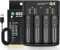 18650 Chargeur de Batterie Chargeur Rapide 4 Slots 3.6-4.2v Li - ION Chargeur de Batterie Rechargeable: 10440 16340 18650 18700 20700 21700 22650, 1.2-2.4v Nimh/NiCd: AAAA, AAA, AA, a, SC, c