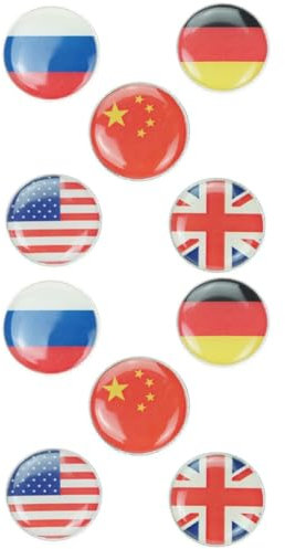 VALICLUD 10 Stk Queen Elizabeth 2022 Queen Elizabeth Anstecknadel Brosche Land-emaille-anstecknadel Länderflagge Anstecknadel Mit Us-flagge Legierung Vereinigte Staaten