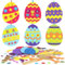 Orifinter 12 Stück Ostern Basteln Kinder, EVA Ostergeschenke Kinder, DIY Ostern Kinder, Osterbasteln mit Kindern, Osterdeko(Ostereier)