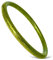 Yvelise Bracelet femme bouddhiste - Jonc BRILLANT - Sans Mantra porte bonheur [Promo flash - Stock limité] - Vert moyen - 3