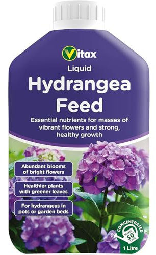 AMK® Vitax Hydrangea Feed Plant Food Fertiliser Liquid 1L Brighter Flowering Garden Gardening