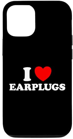 iPhone 14 Love Earplugs Ear Plugs White Noise Cancelling Quiet Silence Case