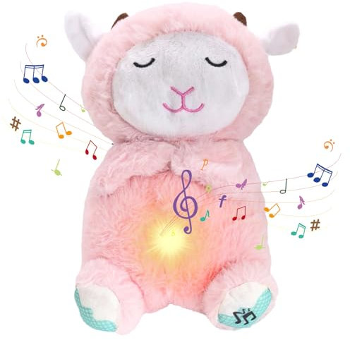 Nutria Bebe Dormir, Peluche Koala Que Respira para Dormir,Koa-la Peluche, Koala Que Respira Pelu-che De Koa-la con Música Y Luces Regalos De Cumpleaños para Niñas Y Niños