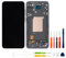 swark [con telaio] [Funzione di supporto impronte digitali] Nuovo display OLED da 6,6 compatibile con display LCD touchscreen Galaxy A55 5G SM-A556 con kit di strumenti di riparazione aggiornato