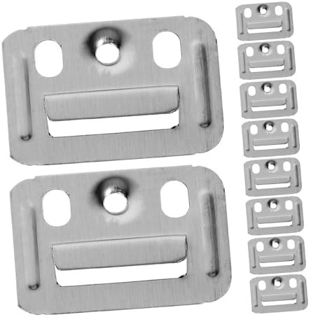 ORFOFE 100Stücke Integrierte Wandtafelklemme Möbelklemmen für Einfache Installation Wasserbeständig für Wandpaneel Designs