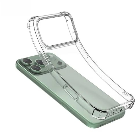 Tough Shockproof Armoured Clear Case Compatible With Apple iPhone 17 Pro Max