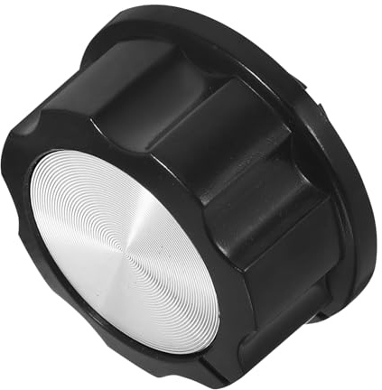 Manopola di Ricambio Nera Abs per Timer e Fornelli | Uso in Cucina, Installazione Rapida e Semplice, Design Resistente al Calore Aspetto Elegante