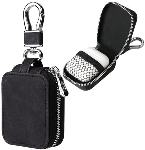 Kopfhörer Tasche Case, Ohrhörer Etui mit Karabinerhaken Leichte, Stoßfeste Schutzhülle für kabellose In Ear Kopfhörer, Kratzfest und Einfach zu Transportieren, für Reisen und Outdoor Aktivitäten
