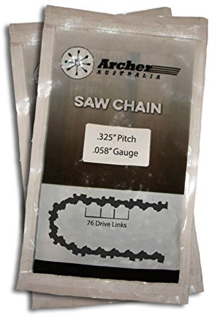 2 x (Two) Archer Chainsaw Saw Chain Fits Timberpro 62cc 20