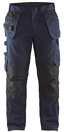 Blakläder 149613308699C60 Service Bundhose mit Nageltaschen Größe in marineblau/Schwarz, C60