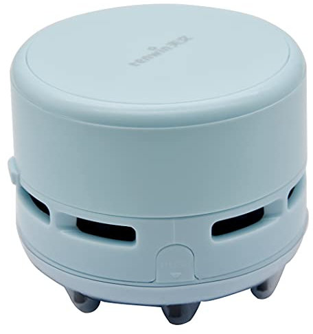 Hillento Mini Aspirador, Corless de Mano de Limpieza portátil multifunción de sobremesa miga de Escritorio para el Teclado barredora Oficina en casa y el Coche, Azul