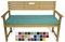 Rollmayer Bankkissen Bankauflage Sitzkissen Bankpolster Auflage für Bänke in Haus und Garten Kollektion Vivid, 1 Stück (Türkis 17, 140x50x8cm)