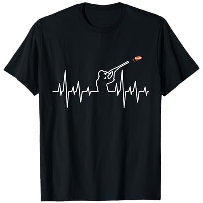 Skeet Trap Shooting Herzschlag Sport T-Shirt