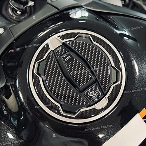 Harzaufkleber kompatibel mit Tankdeckel Motorrad Kawasaki für Modelle Z400 Z650 Z900 Ninja 400 650 Versys X 300 1000