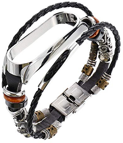 iplusmile Cubrir Pulsera Relojes Inteligentes Para Mujer Correa De Reloj Antigua Correa De Reloj Retro Correa De Reloj De Cuerda Trenzada Cuero Cubierta Del Reloj A Prueba De Choques Perder