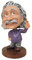 YGAKX Home Decor Modern Art Statue Einstein schüttelt seinen Kopf Puppe, Wissenschaftlerpuppe, Autopuppe, Autodekoration Ornament Pendel